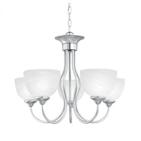 Thomas Tahoe 5-Light Chandelier in Brushed Nickel SL801578